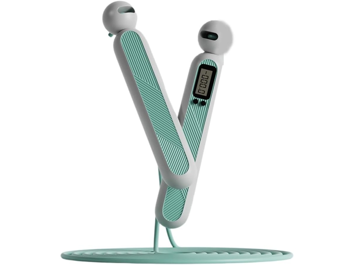 Cuerda De Saltar Para Fitness Con Contador Digital, Apta Para La Mayoría De Las Edades, Para Ejercicio En Casa Y En El Gimnasio (azul)