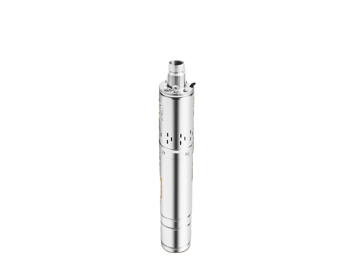 Bomba sumergible, acero inoxidable 304, 220-240V, 0,5 kW, altura máxima 100 m, caudal máximo 2 m³/h