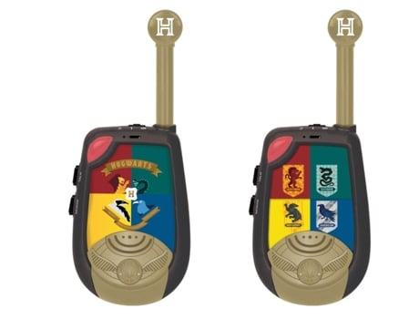 Walkie Talkie LEXIBOOK Warner Harry Potter 2Km Morse Iluminado 2 Canales Batería Montaje en Cintura Negro/Oro Tw25Hp01 (Edad Mínima Recomendada: 3 ...
