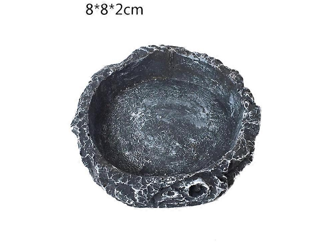Bebedero de resina con forma de tortuga y reptil de Rosewell