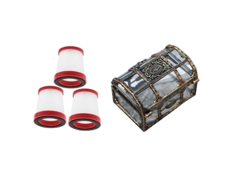 Ad-pirate Treasure Chest caja de almacenamiento de gemas de cristal con filtro para aspiradora Xiaomi Deerma Vc01, aspirador recolector de polvo
