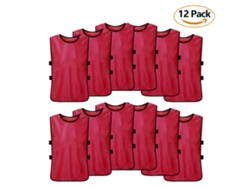 2026rebe-12 Pacotes De Camisetas Bibs Transpiraveis Para Adultos Treinamento De Futebol Voleibol Futebol Sala