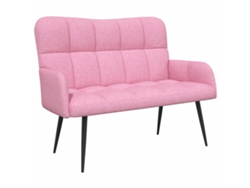 Maison Exclusive - Sofá De 2 Plazas Rosa 115 X 61 X 87 Cm Tela