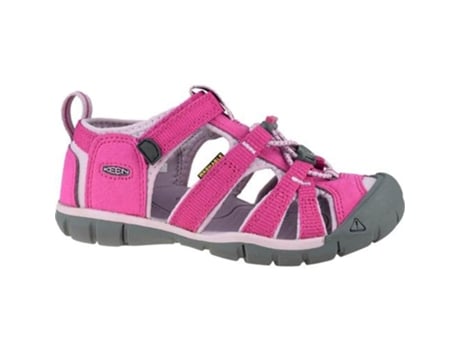Sandalias KEEN Seacamp Ii Cnx Jr (Gris, Rosa - Cuero Natural- 34)