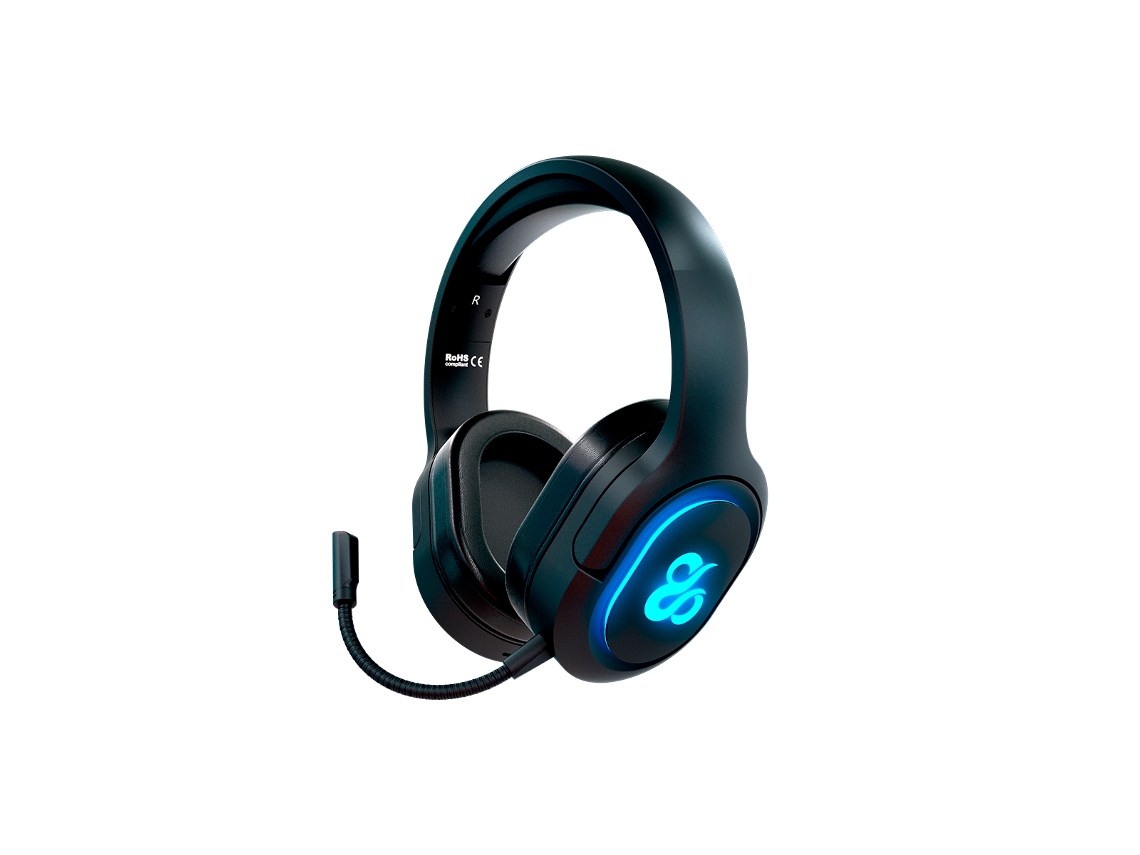 Newskill Scylla - Auriculares Gaming Inalámbricos con Micrófono totalmente  Removible compatibles con PC, PS4, Xbox One y Smartphone (efectos de