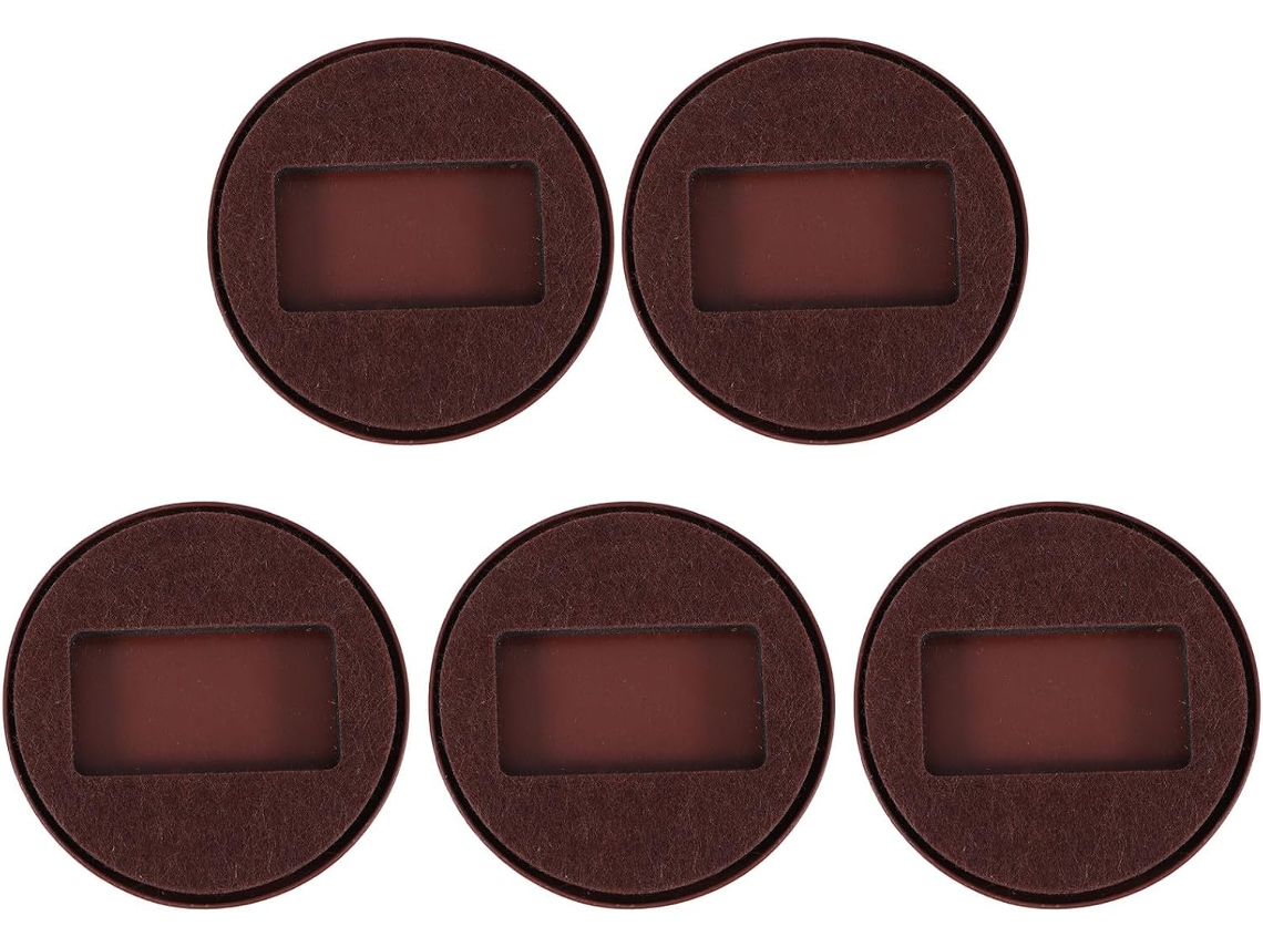 Ruedas Almohadillas Antideslizantes Fieltro Silla Oficina,