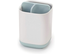 Soporte Para Cepillos De Dientes Easy-store Para Baño, Blanco/azul, Pequeño