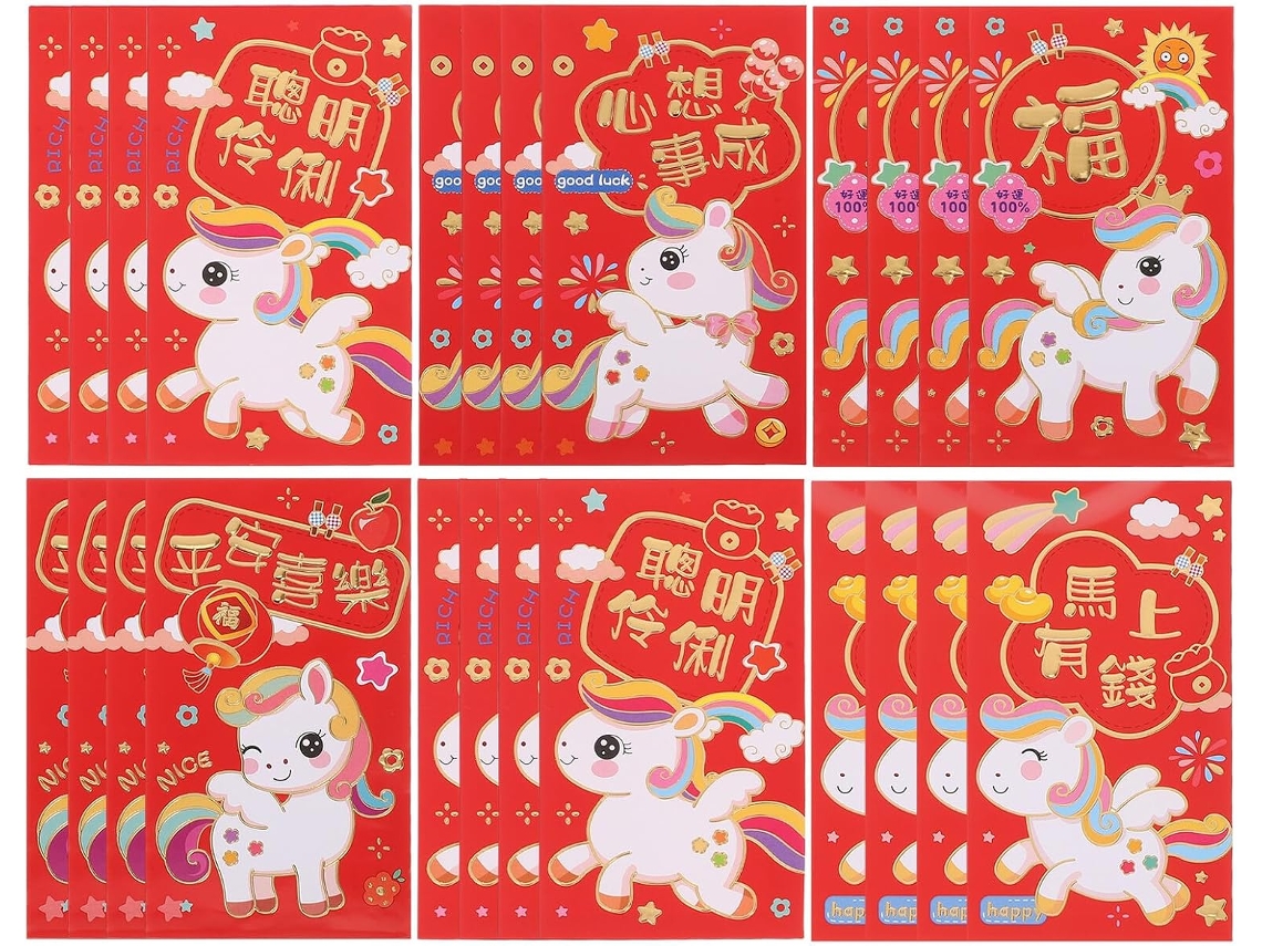 48 Sobres Hong Bao Para El Festival De Primavera Y El Año Nuevo