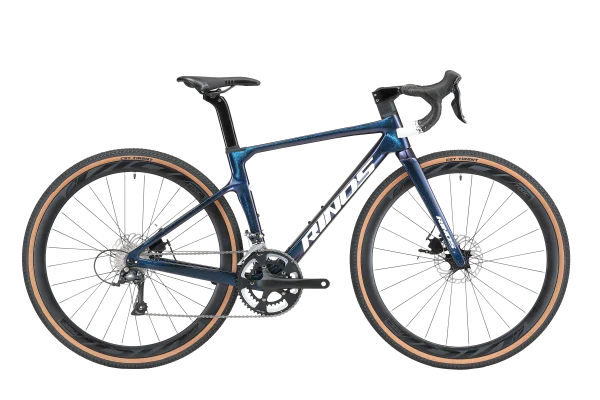 Bicicleta gravel de carbono RINOS Sandman1.0 Shimano R3000 Azul 50 cm