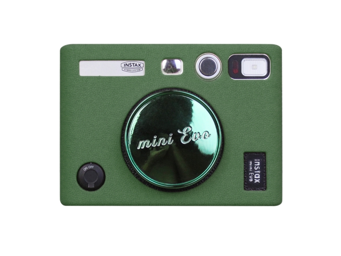 Funda protectora de silicona suave para Fujifilm Instax Mini Evo Green XIAOMOYU