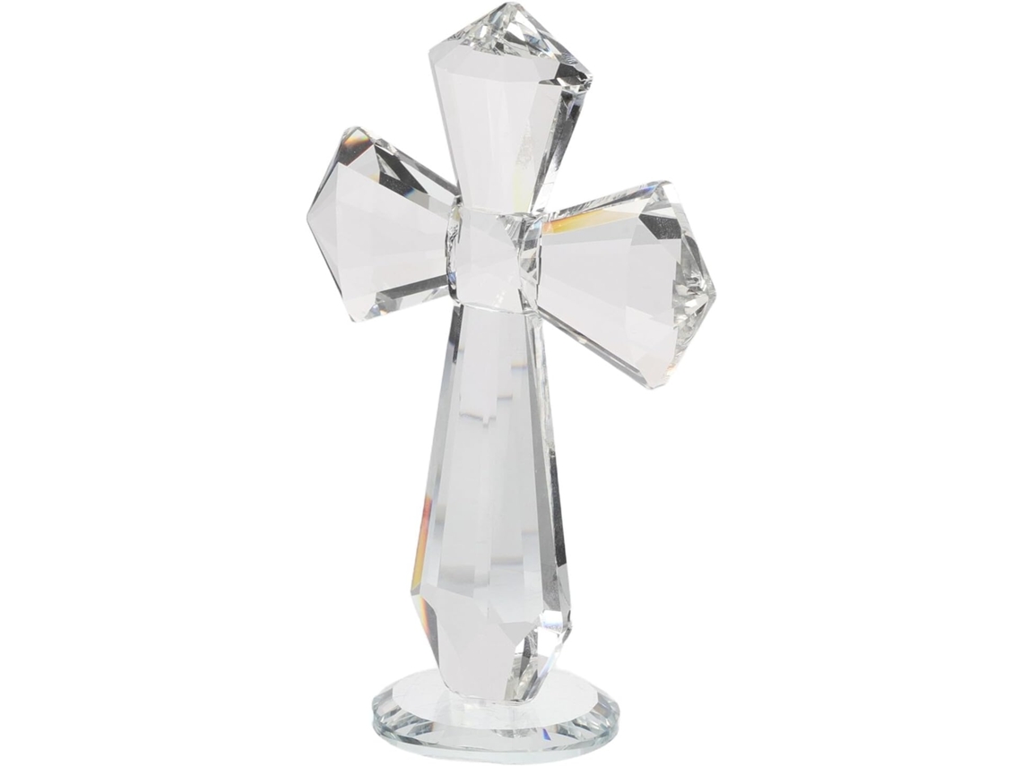 Pisapapeles Cristal Transparente Adorno Religioso Decorativo Compacto Oficina Manualidades Figura Oración