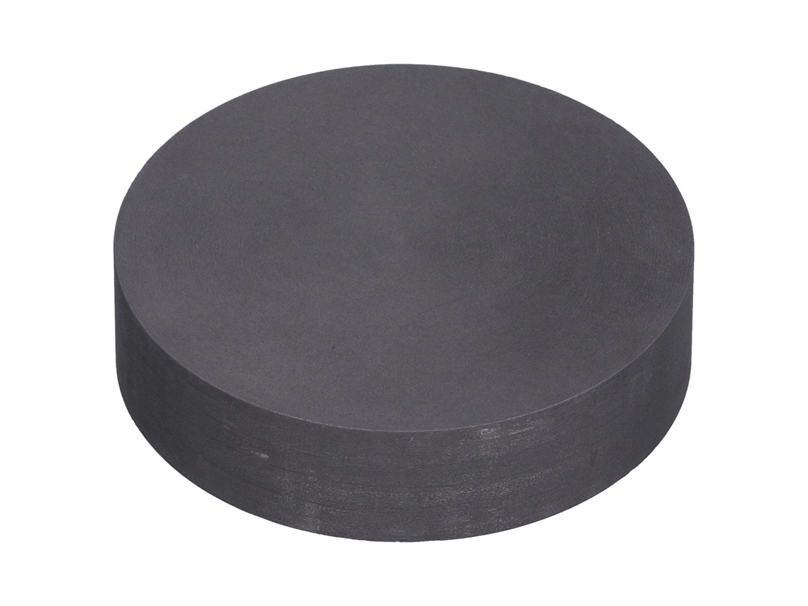 Bloque Redondo De Grafito De Alta Pureza, Placa Resistente Al Desgaste, 80x20 Mm