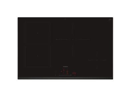 Placa de inducción 80cm 4 fuegos 7400w negra ED851HSB1E - SIEMENS