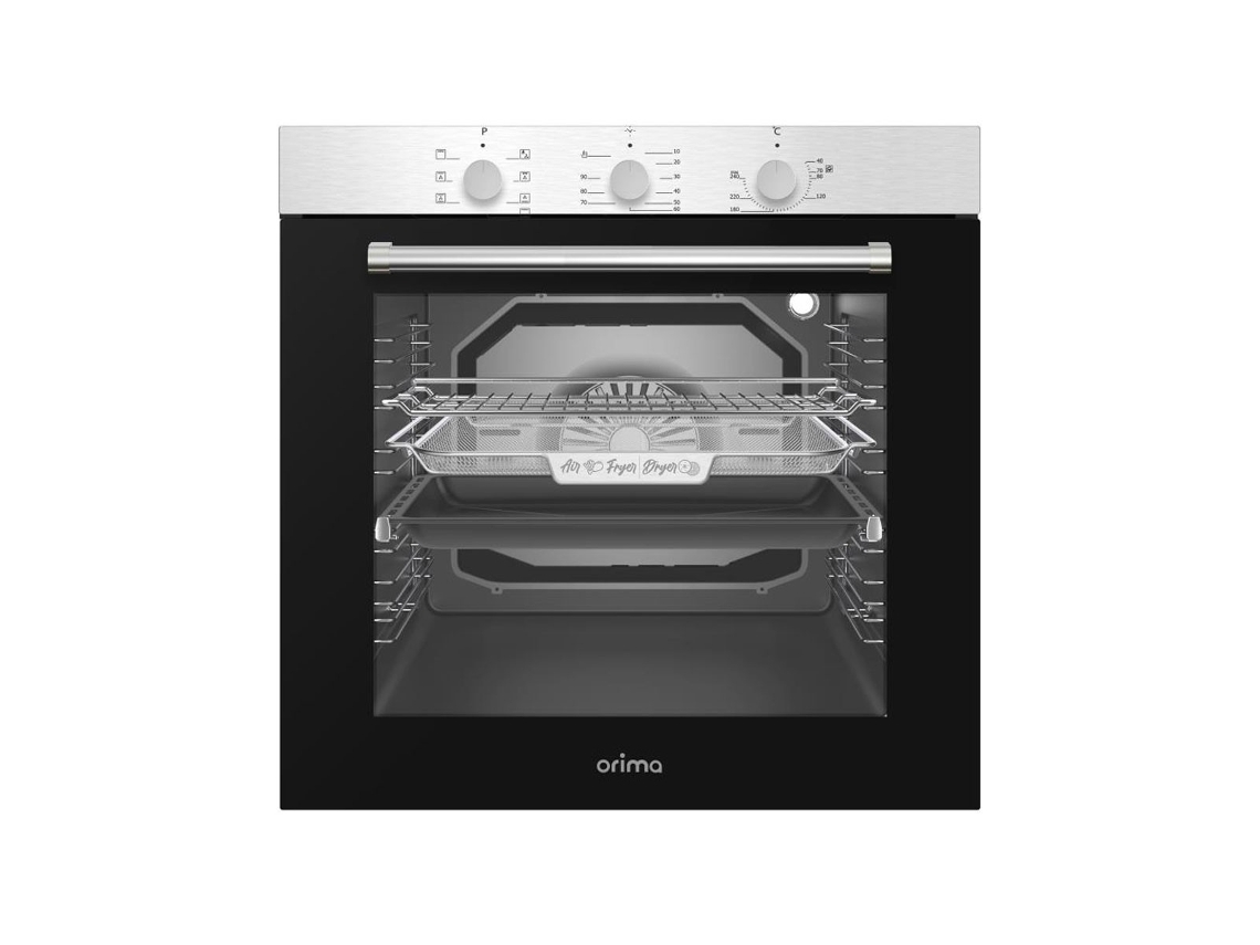 Horno Eléctrico Empotrable Orima Or80afmx 2500w Negro/inox