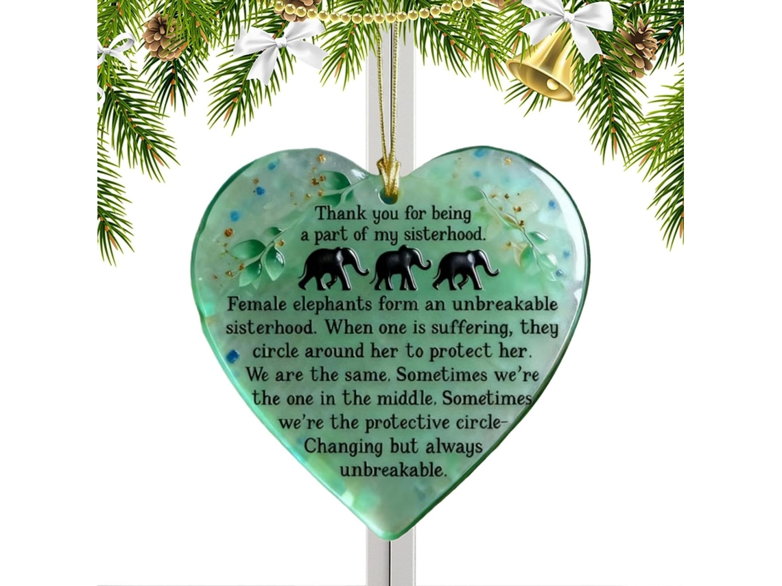 Decoración Amistad Forma Elefante Recuerdo Corazón Hermanas Amigas Esposas Hijas Familiares | –