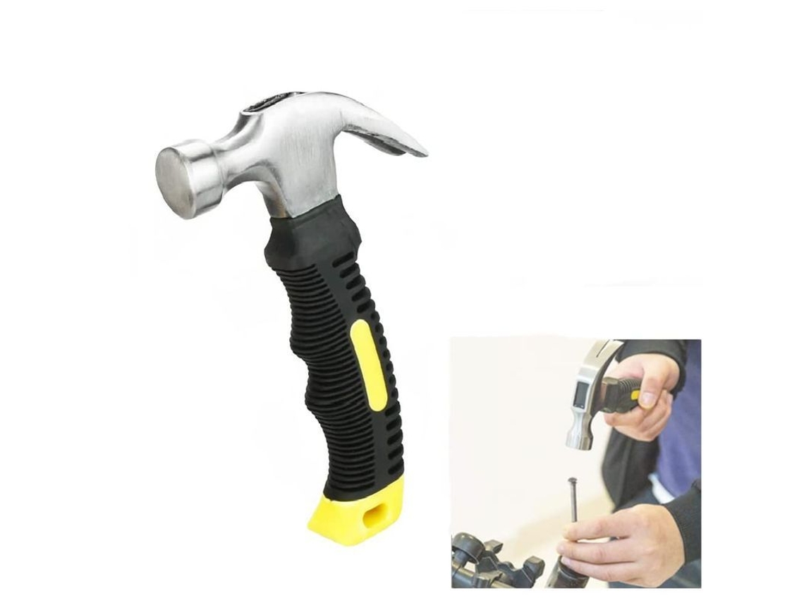Martillo De Garra Mini Acero Multifuncional Con Mango Antideslizante Para Carpintería Y Diy