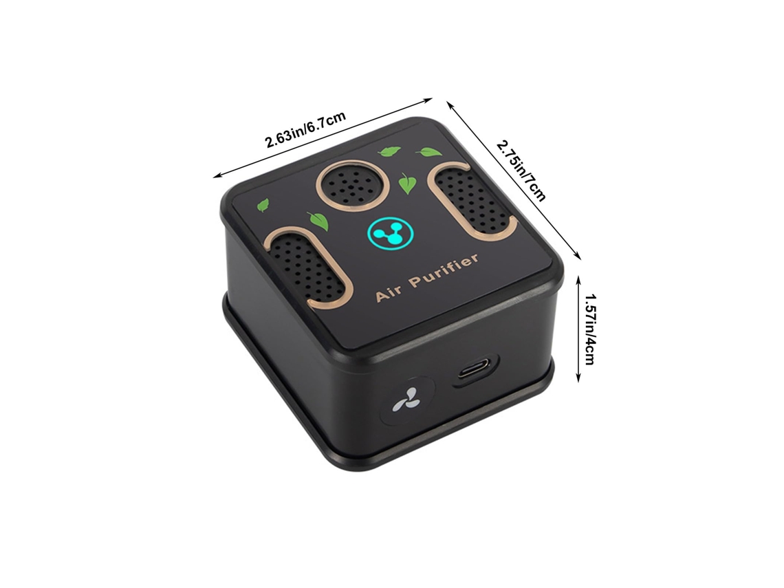 Purificadores de aire iónicos para el hogar Ionizador de aire enchufable para el hogar Generador de iones negativos para dormitorio, inodoro BISBISOUS