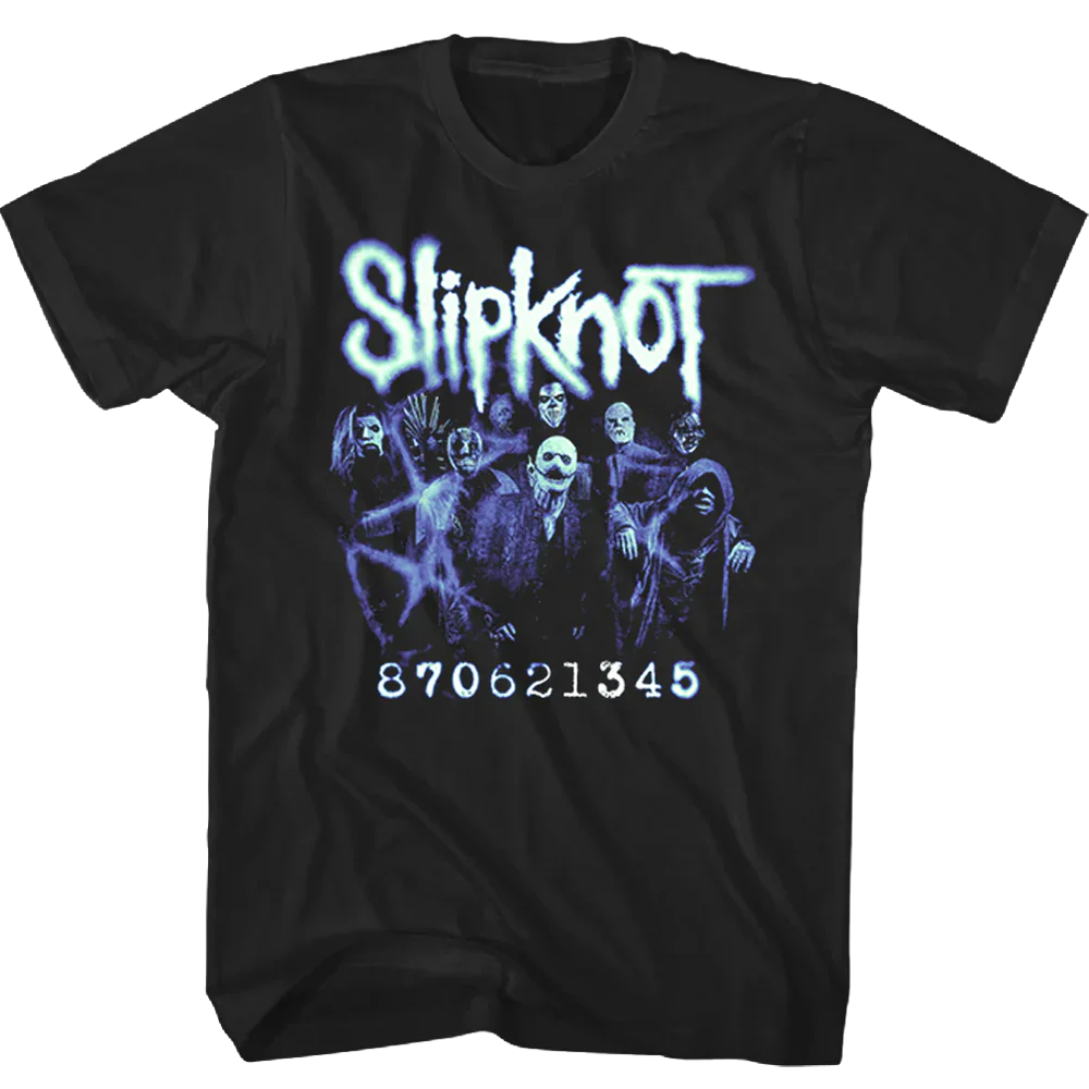 Slipknot Member Numbers T-shirt Unisex Rockinstone Size:xxxl
