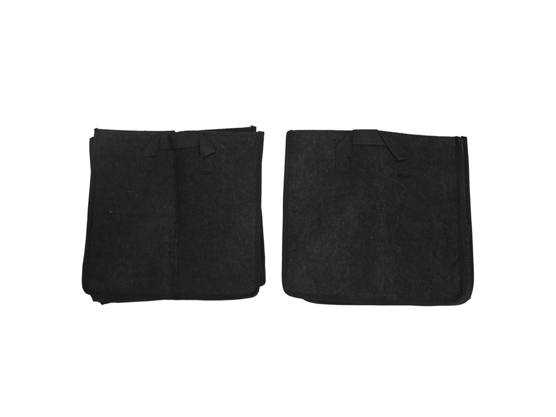 Bolsa de fieltro para cultivo de plantas, 15 galones, 35x35x35 cm, para macetas de jardín con asas | Sin marca