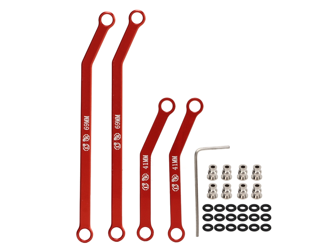 Kit de conexión de chasis axial RC SCX24 1/24 Aluminio