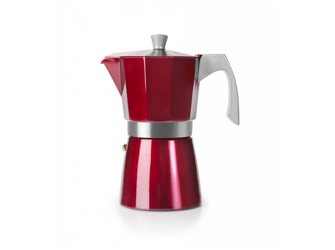 Cafetera Express IBILI Evva Red 12 Tazas