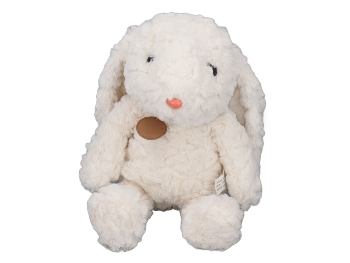 Ats-juguete De Peluche Conejo Bonito Suave De Animales De Peluche Para Cama Niños Cumpleaños San Valentín Navidad Blanco