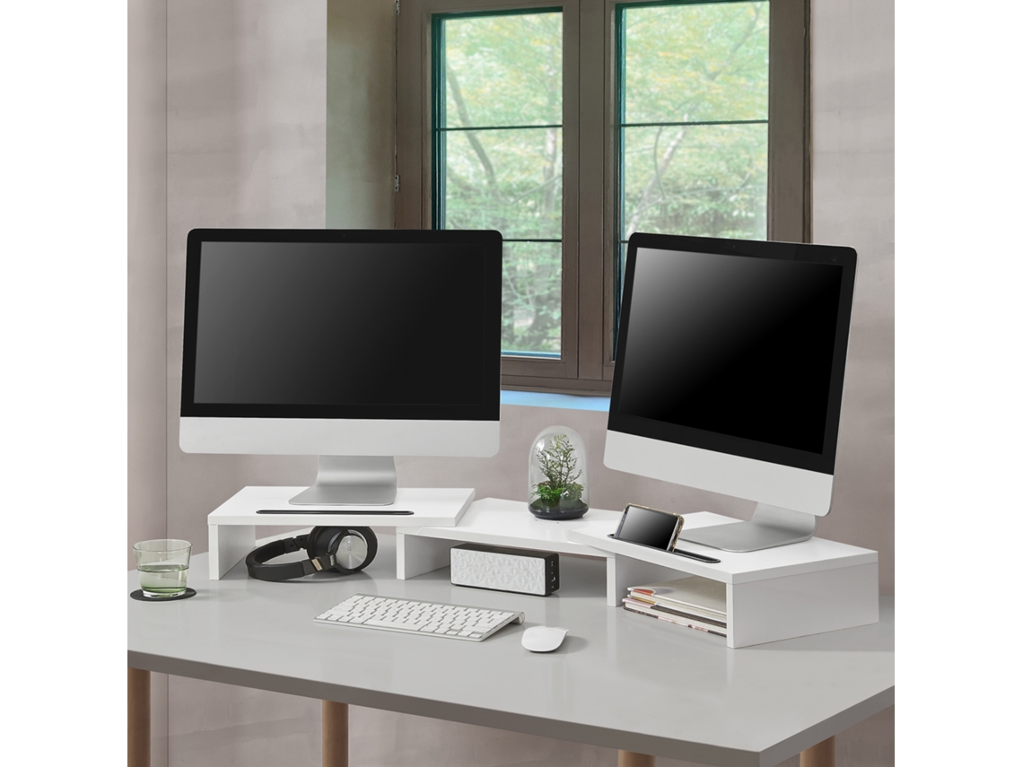 Mueble de TV [EN.CASA] (Aglomerado - Blanco - 40 x 27 x 9 cm)