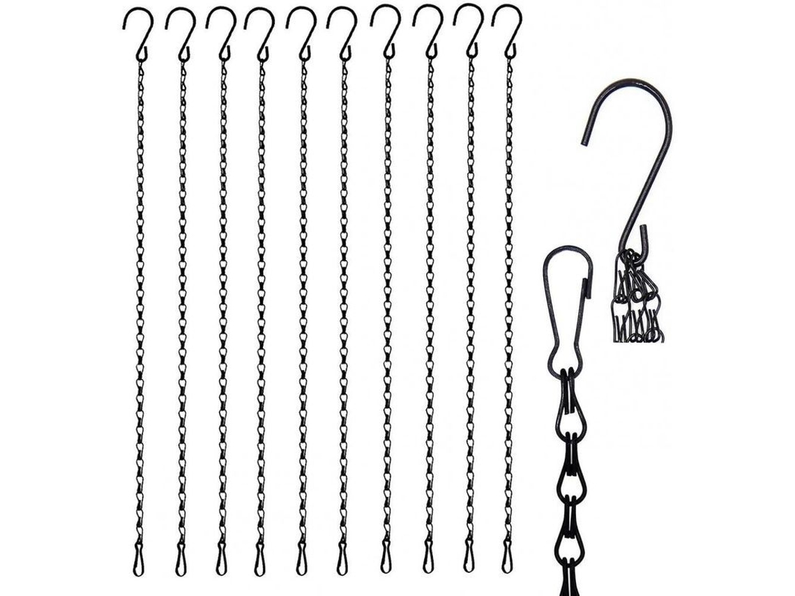 2026-10 Pack Cadenas Colgantes Decorativas De 58 Cm Para Comederos De Aves Macetas Linternas Campanas De Viento