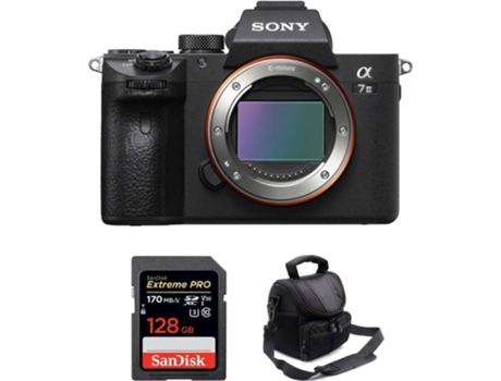 Kit Cámara SONY ALPHA 7 III + SanDisk 128 GB + Bolsa (Full-Frame)