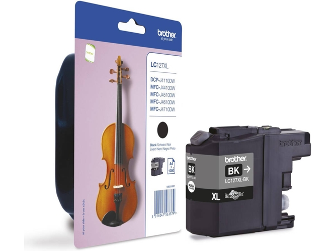 Cartucho de tinta BROTHER LC-127XLBKBPDR