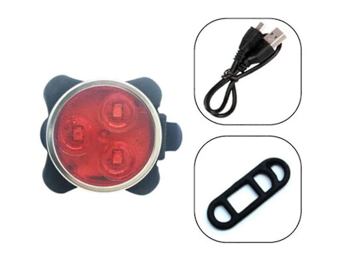 Luces Traseras Bicicleta Inteligentes Freno Detección Ipx8 Carretera Negro Yizhood