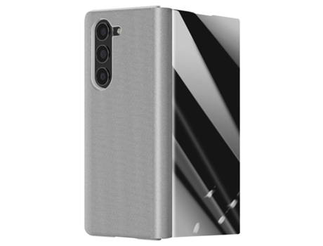 Funda Folio para Samsung Galaxy Z Fold 5 AVIZAR Acrílico Plateado