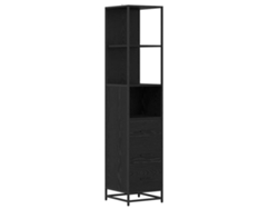 Conjunto de muebles de baño con cajón, roble negro, MAISON EXCLUSIVE