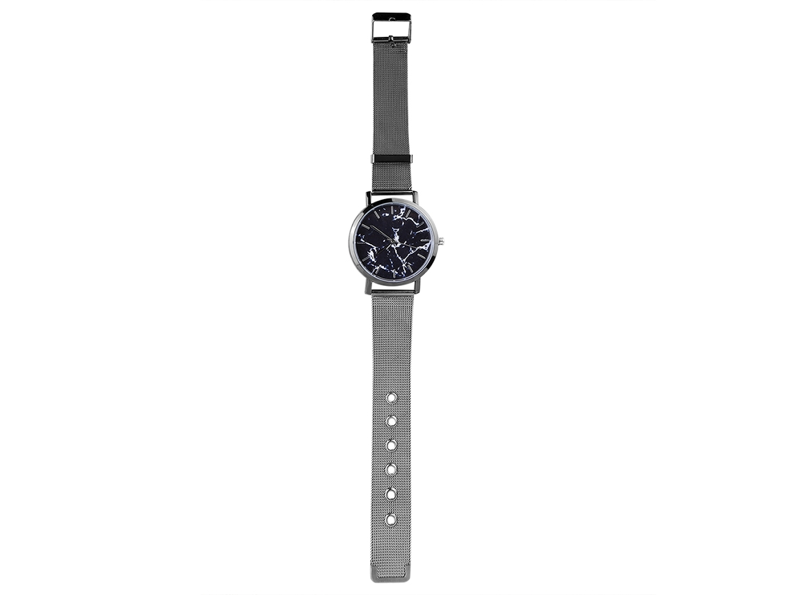 Reloj De Cuarzo Para Mujer Disu Con Caja De Aleación Y Brazalete Analógico De Oro Rosa.