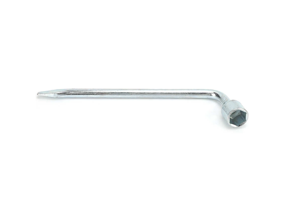 Llave De Vaso De Acero De Doble Cabeza En Forma De L Extendida N.° 45 Para Reparación De Neumáticos De Camión, 22 Mm