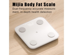 Balanza inteligente Xiaomi Mijia con análisis de IMC, informe y conectividad Bluetooth.