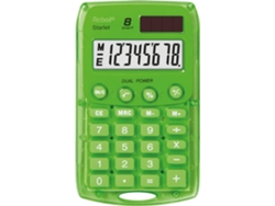 Calculadora Básica REBELL Starlet GR Verde (8 dígitos)