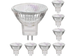 Rebe-lámparas Halógenas 12v 35w Base Gu5.3 Luz Blanca Cálida Regulable Paquete De 8 Haoyi 50w