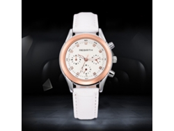 Reloj De Pulsera Unisex Informal De Cuarzo Con Diamantes De Imitación Y Correa De Pu Plateada.
