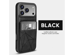Capa Para Celular Samsungsung/capa De Couro/porta-cartões (2 Em 1)preto - Samsung A35