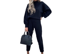 2026-conjunto De Sudadera Para Mujer Con Camiseta Y Pantalones Ropa De Descanso