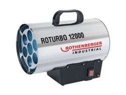 Generador de aire caliente Rothenberger Roturbo 12000 de 12 kW de baja temperatura
