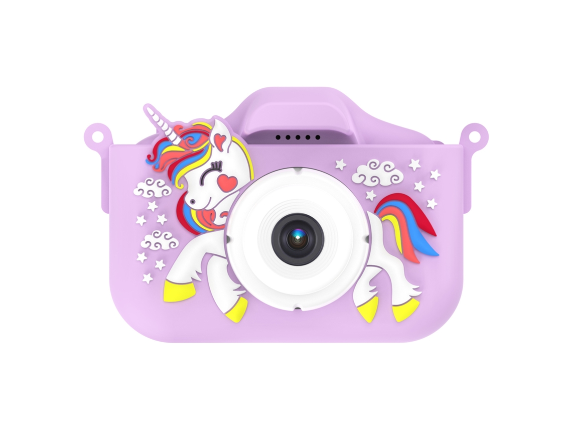 Siurn Camara Doble Unicornio Morada-hd Camara Infantil