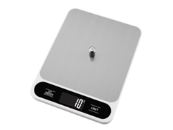 Báscula Digital Doméstica, Báscula De Precisión En Gramos, Báscula De Cocina Portátil, 5 Kg/1 G Blanca (con Batería Recargable)