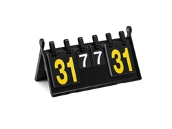 Placar Esportivo Portátil De 4 Dígitos Com Flip Para Competições De Vôlei, Badminton, Tênis De Mesa, Futebol E Basquete.