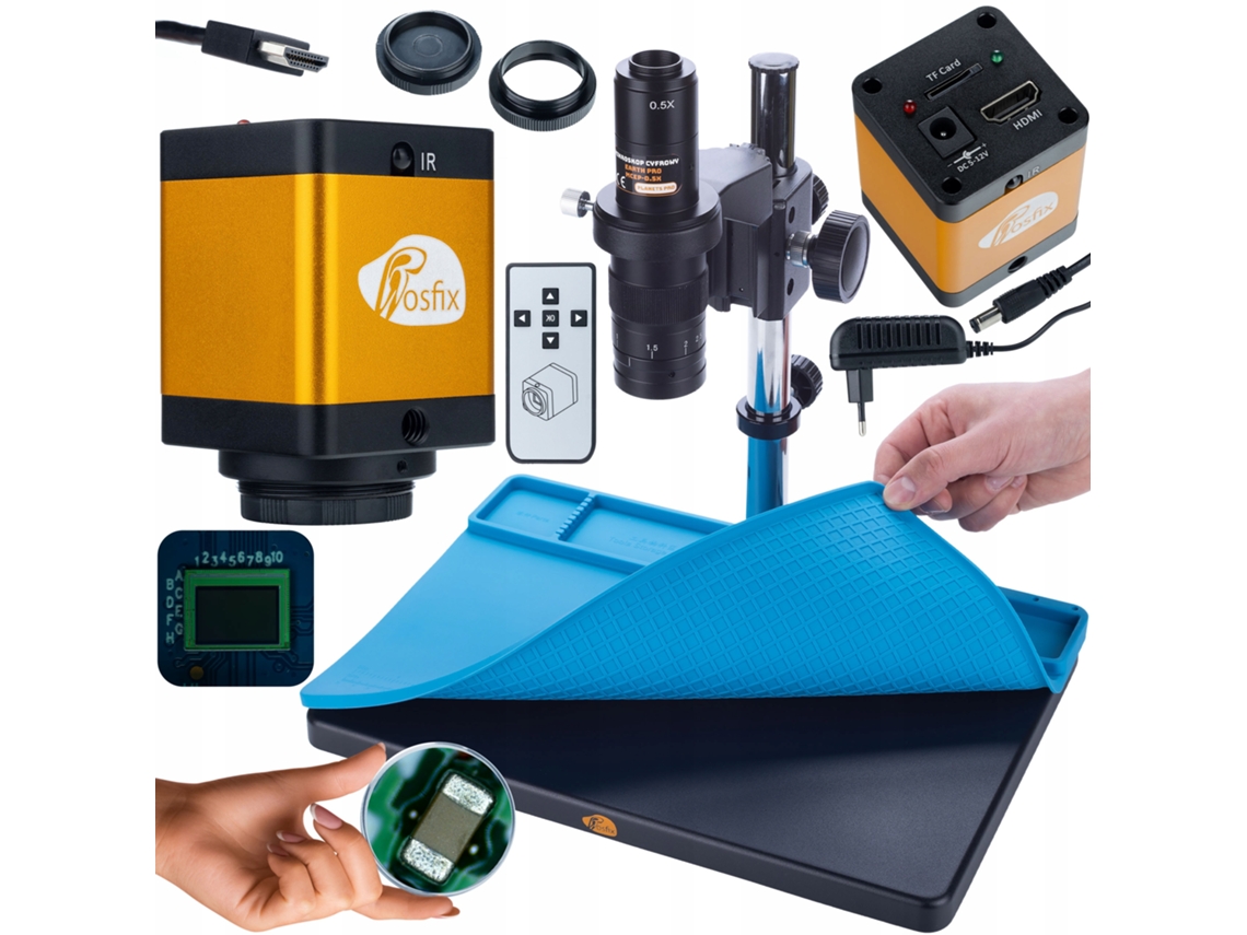 Microscopio digital Earth Pro Mcep-0.5x – Cámara HDMI de 12 MP | Alta precisión | Investigación avanzada