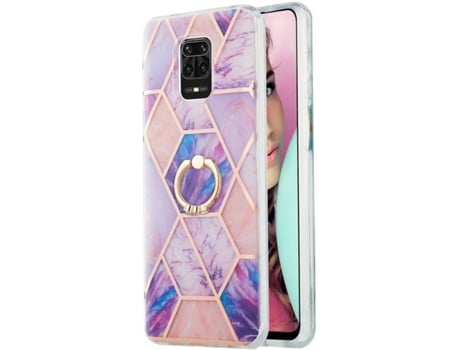 Funda Xiaomi Redmi Note 9 Pro HFS-HOUSE Mármol (Morado)