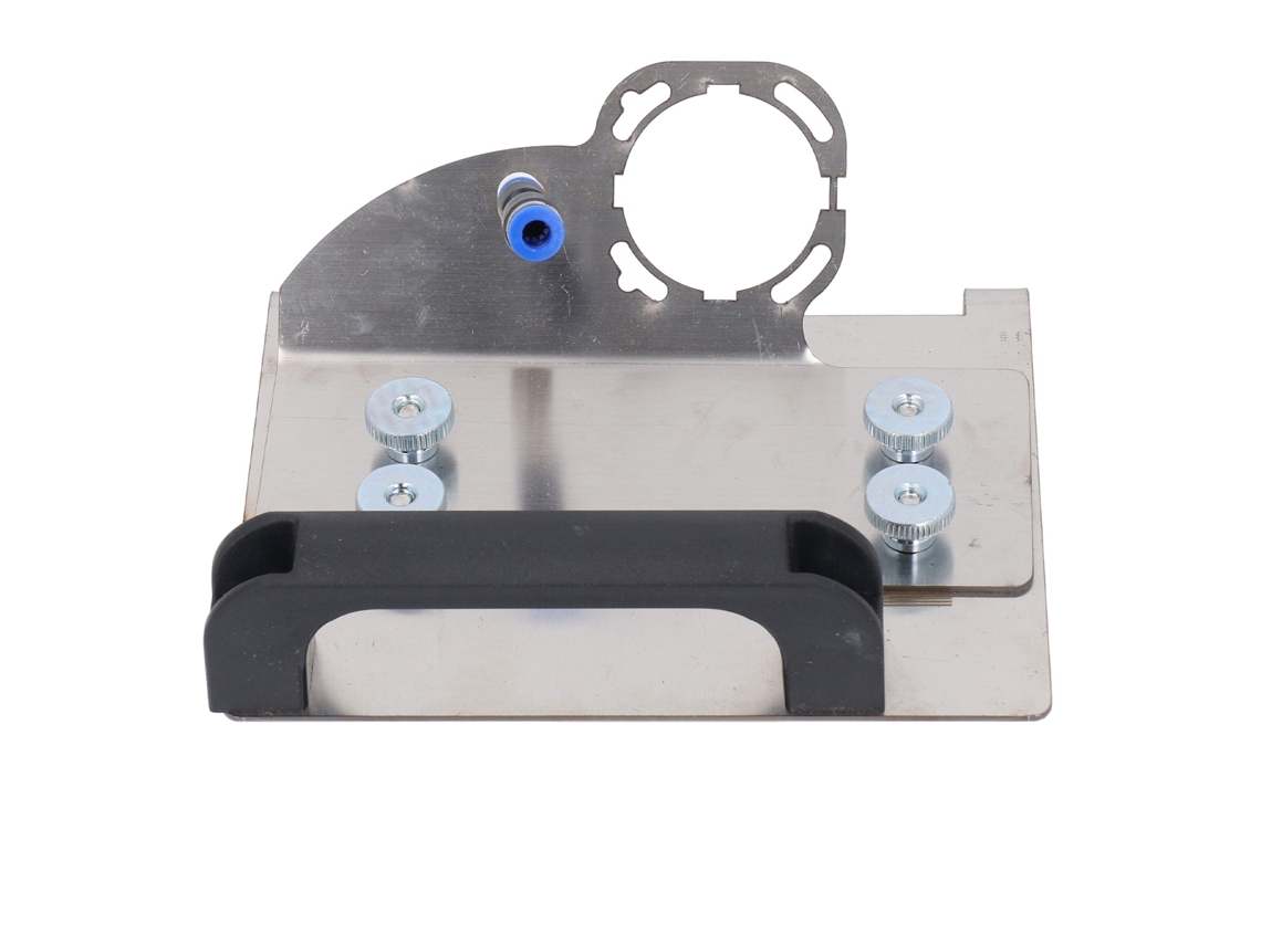 Soporte ajustable para amoladora angular, ángulo de corte de 45º, cerámica.