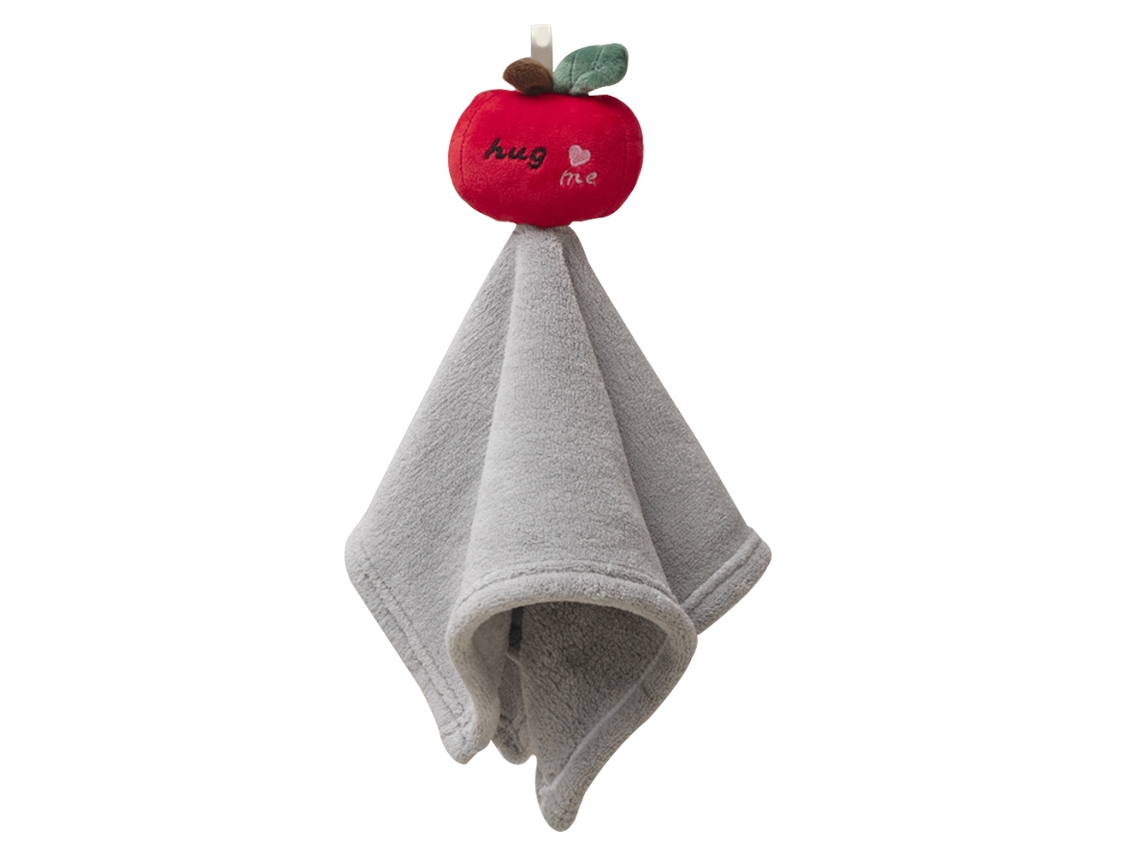 Toalla de Manos Kofihety Forma Fruta Coral Pequeña Absorbente Ideal Casa Naranja (13x9x5cm)