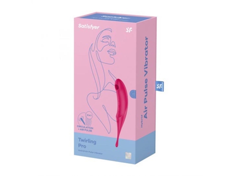 Vibrador Satisfyer Twirling Pro Air Pulse Hybrid Rojo 1Un NO INFORMADO